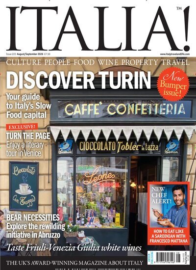 Titelbild der Ausgabe 4/2026 von Italia magazine. Diese Zeitschrift und viele weitere Reisemagazine, Freizeitmagazine und Wissensmagazine als Abo oder epaper bei United Kiosk online kaufen.