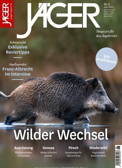 Titelbild der Ausgabe 6/2025 von Jäger. Diese Zeitschrift und viele weitere Sportmagazine als Abo oder epaper bei United Kiosk online kaufen.