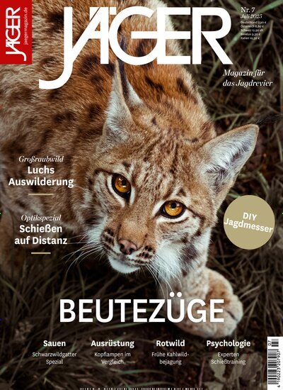 Titelbild der Ausgabe 7/2025 von Jäger. Diese Zeitschrift und viele weitere Sportmagazine als Abo oder epaper bei United Kiosk online kaufen.