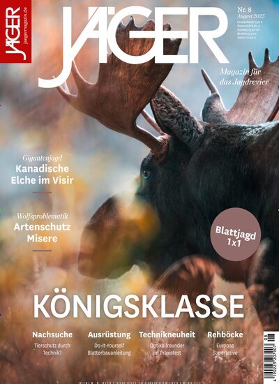 Titelbild der Ausgabe 8/2025 von Jäger. Diese Zeitschrift und viele weitere Sportmagazine als Abo oder epaper bei United Kiosk online kaufen.