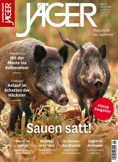 Titelbild der Ausgabe 9/2026 von Jäger. Diese Zeitschrift und viele weitere Sportmagazine als Abo oder epaper bei United Kiosk online kaufen.