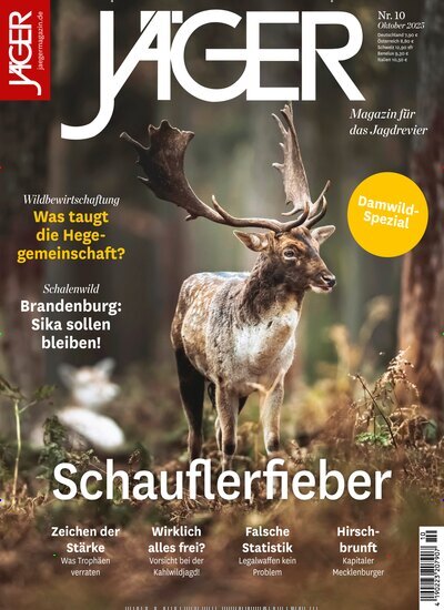 Titelbild der Ausgabe 10/2025 von Jäger. Diese Zeitschrift und viele weitere Sportmagazine als Abo oder epaper bei United Kiosk online kaufen.