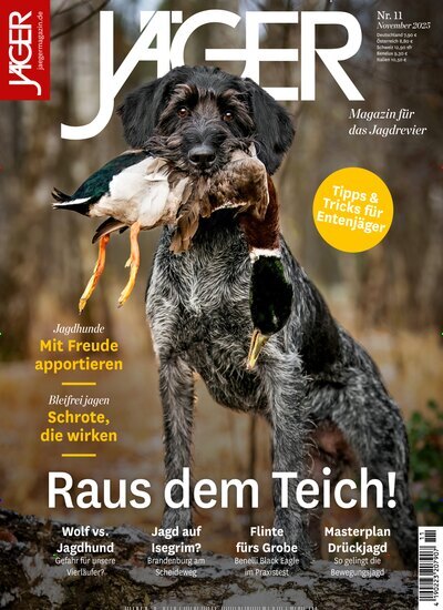 Titelbild der Ausgabe 11/2025 von Jäger. Diese Zeitschrift und viele weitere Sportmagazine als Abo oder epaper bei United Kiosk online kaufen.