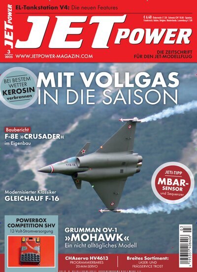 Titelbild der Ausgabe 3/2025 von JETPower. Diese Zeitschrift und viele weitere Reisemagazine, Freizeitmagazine und Wissensmagazine als Abo oder epaper bei United Kiosk online kaufen.