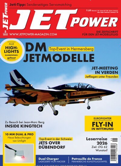 Titelbild der Ausgabe 5/2025 von JETPower. Diese Zeitschrift und viele weitere Reisemagazine, Freizeitmagazine und Wissensmagazine als Abo oder epaper bei United Kiosk online kaufen.