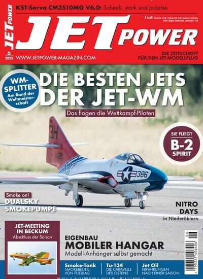 Titelbild der Ausgabe 6/2023 von JETPower. Diese Zeitschrift und viele weitere Reisemagazine, Freizeitmagazine und Wissensmagazine als Abo oder epaper bei United Kiosk online kaufen.