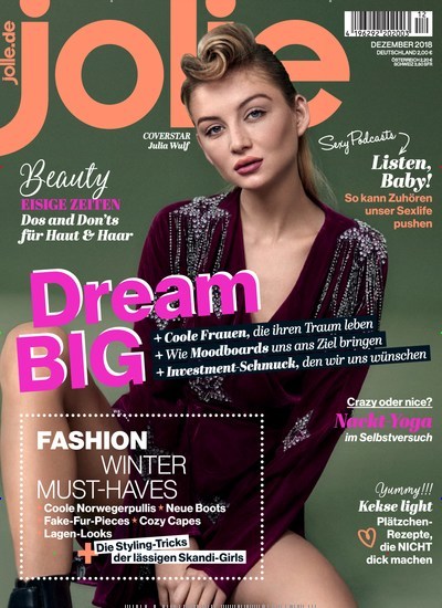 Jolie Kombi-Abo aktuelles Titelbild Ausgabe 12/2018 Aktuelles Titelbild von Jolie Kombi-Abo. Entdecken Sie jetzt die Ausgabe 12/2018. Lesen Sie gerne Frauenzeitschriften? Dann empfehlen wir Ihnen Jolie Kombi-Abo als Kombi-Abo zum Lesen als gedruckte Ausgabe, als digitale Ausgabe im Web und als epaper per App.