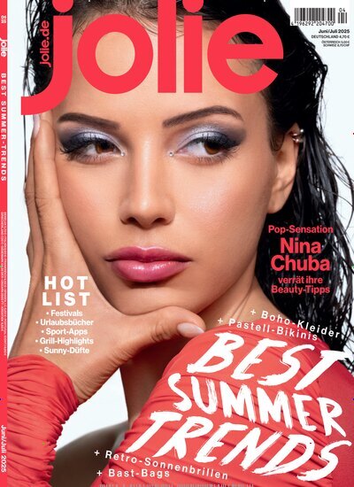 Titelbild der Ausgabe 4/2025 von Jolie. Diese Zeitschrift und viele weitere Frauenzeitschriften als Abo oder epaper bei United Kiosk online kaufen.