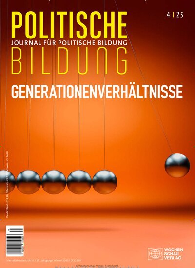 Titelbild der Ausgabe 4/2025 von Journal für politische Bildung. Diese Zeitschrift und viele weitere Zeitschriften für Pädagogik als Abo oder epaper bei United Kiosk online kaufen.