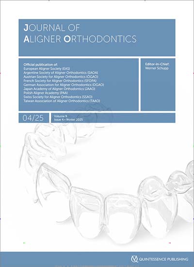 Titelbild der Ausgabe 1/2026 von Journal of Aligner Orthodontics. Diese Zeitschrift und viele weitere Pflegezeitschriften und medizinische Fachzeitschriften als Abo oder epaper bei United Kiosk online kaufen.