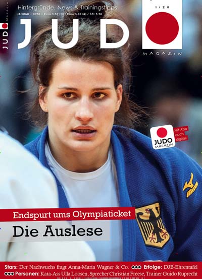 Titelbild der Ausgabe 1/2020 von Judo Magazin. Diese Zeitschrift und viele weitere Freizeit-Fachmagazine und Hobby-Fachzeitschriften als Abo oder epaper bei United Kiosk online kaufen.