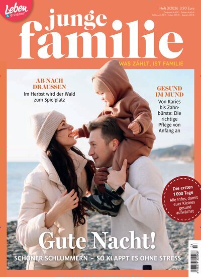 Titelbild der Ausgabe 3/2026 von junge familie. Diese Zeitschrift und viele weitere Elternzeitschriften und Tierzeitschriften als Abo oder epaper bei United Kiosk online kaufen.