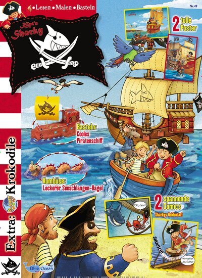Titelbild der Ausgabe 49/2026 von Käptn Sharky. Diese Zeitschrift und viele weitere Jugendzeitschriften und Kinderzeitschriften als Abo oder epaper bei United Kiosk online kaufen.