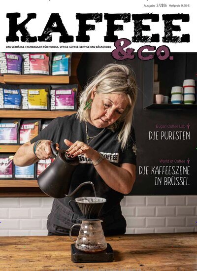 Titelbild der Ausgabe 2/2026 von Kaffee & Co. Diese Zeitschrift und viele weitere Gastronomiezeitschriften, Fashionmagazine, Beautymagazine als Abo oder epaper bei United Kiosk online kaufen.