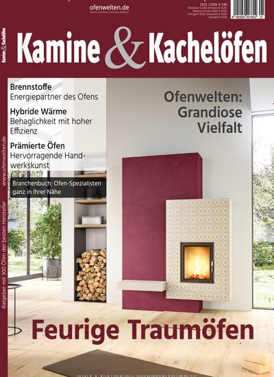 Titelbild der Ausgabe 1/2025 von Kamine & Kachelöfen. Diese Zeitschrift und viele weitere Gartenzeitschriften und Wohnzeitschriften als Abo oder epaper bei United Kiosk online kaufen.