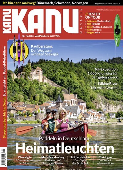 Titelbild der Ausgabe 5/2025 von Kanu Magazin. Diese Zeitschrift und viele weitere Sportmagazine als Abo oder epaper bei United Kiosk online kaufen.