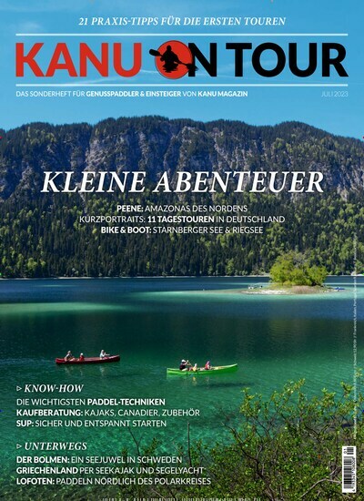 Titelbild der Ausgabe 1/2023 von Kanu Magazin Paddle Board. Diese Zeitschrift und viele weitere Sportmagazine als Abo oder epaper bei United Kiosk online kaufen.