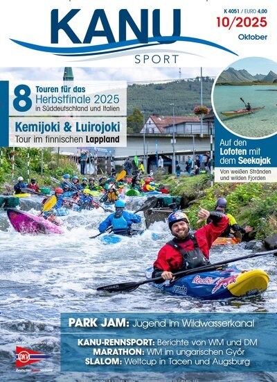 Titelbild der Ausgabe 10/2025 von Kanu Sport. Diese Zeitschrift und viele weitere Sportmagazine als Abo oder epaper bei United Kiosk online kaufen.