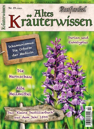 Titelbild der Ausgabe 2/2025 von Karfunkel Altes Kräuterwissen. Diese Zeitschrift und viele weitere Elternzeitschriften und Tierzeitschriften als Abo oder epaper bei United Kiosk online kaufen.