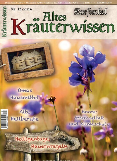 Titelbild der Ausgabe 3/2023 von Karfunkel Altes Kräuterwissen. Diese Zeitschrift und viele weitere Elternzeitschriften und Tierzeitschriften als Abo oder epaper bei United Kiosk online kaufen.