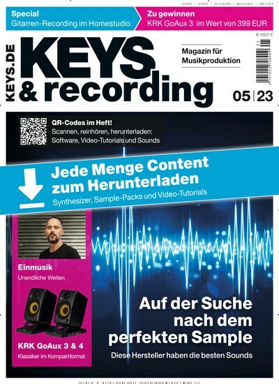 Titelbild der Ausgabe 5/2023 von Keys & Recording. Diese Zeitschrift und viele weitere Reisemagazine, Freizeitmagazine und Wissensmagazine als Abo oder epaper bei United Kiosk online kaufen.