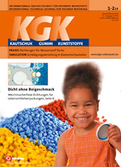 Titelbild der Ausgabe 1/2021 von KGK Kautschuk Gummi Kunststoffe. Diese Zeitschrift und viele weitere Industriemagazine und Handwerkmagazine als Abo oder epaper bei United Kiosk online kaufen.
