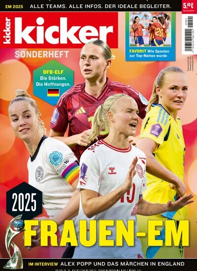 Titelbild der Ausgabe 1/2025 von kicker Sonderheft. Diese Zeitschrift und viele weitere Sportmagazine als Abo oder epaper bei United Kiosk online kaufen.