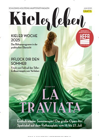 Titelbild der Ausgabe 6/2025 von KIELerleben. Diese Zeitschrift und viele weitere Lifestylemagazine und Peoplemagazine als Abo oder epaper bei United Kiosk online kaufen.