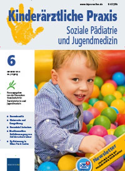 Kinderärztliche Praxis aktuelles Titelbild Ausgabe 6/2018 Aktuelles Titelbild von Kinderärztliche Praxis. In der Ausgabe 6/2018 geht es um die Themen: Soziale Pädiatrie und Jugendmedizin. Lesen Sie gerne Pflegezeitschriften und medizinische Fachzeitschriften? Dann empfehlen wir Ihnen Kinderärztliche Praxis als Abo oder Geschenkabo.