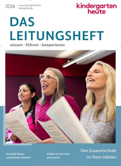 Titelbild der Ausgabe 2/2026 von kindergarten heute - das Leitungsheft. Diese Zeitschrift und viele weitere Zeitschriften für Pädagogik als Abo oder epaper bei United Kiosk online kaufen.
