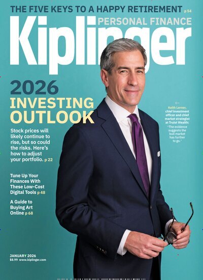 Titelbild der Ausgabe 1/2026 von Kiplingers Personal Finance. Diese Zeitschrift und viele weitere Wirtschaftsmagazine und Politikmagazine als Abo oder epaper bei United Kiosk online kaufen.