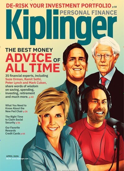 Titelbild der Ausgabe 4/2026 von Kiplingers Personal Finance. Diese Zeitschrift und viele weitere Wirtschaftsmagazine und Politikmagazine als Abo oder epaper bei United Kiosk online kaufen.