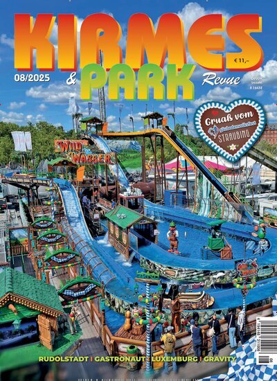 Titelbild der Ausgabe 8/2025 von Kirmes & Park Revue. Diese Zeitschrift und viele weitere Freizeit-Fachmagazine und Hobby-Fachzeitschriften als Abo oder epaper bei United Kiosk online kaufen.