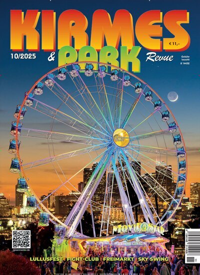 Titelbild der Ausgabe 11/2025 von Kirmes & Park Revue. Diese Zeitschrift und viele weitere Freizeit-Fachmagazine und Hobby-Fachzeitschriften als Abo oder epaper bei United Kiosk online kaufen.