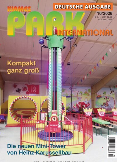 Titelbild der Ausgabe 11/2026 von Kirmes & Park Revue. Diese Zeitschrift und viele weitere Freizeit-Fachmagazine und Hobby-Fachzeitschriften als Abo oder epaper bei United Kiosk online kaufen.
