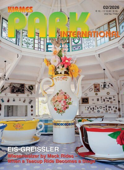 Titelbild der Ausgabe 2/2026 von Kirmes & Park Revue English Edition. Diese Zeitschrift und viele weitere Freizeit-Fachmagazine und Hobby-Fachzeitschriften als Abo oder epaper bei United Kiosk online kaufen.