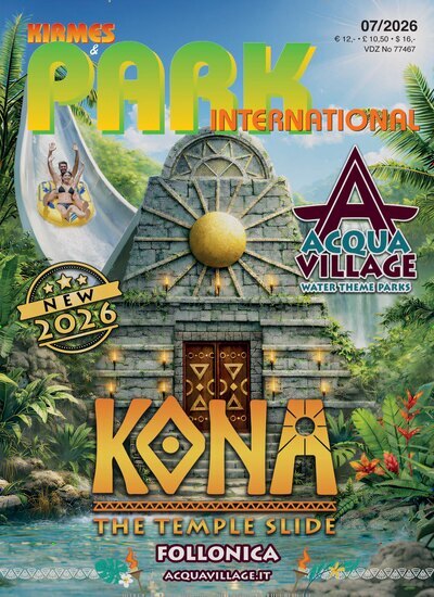 Titelbild der Ausgabe 7/2026 von Kirmes & Park Revue English Edition. Diese Zeitschrift und viele weitere Freizeit-Fachmagazine und Hobby-Fachzeitschriften als Abo oder epaper bei United Kiosk online kaufen.