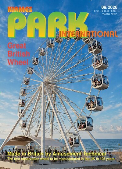 Titelbild der Ausgabe 9/2026 von Kirmes & Park Revue English Edition. Diese Zeitschrift und viele weitere Freizeit-Fachmagazine und Hobby-Fachzeitschriften als Abo oder epaper bei United Kiosk online kaufen.
