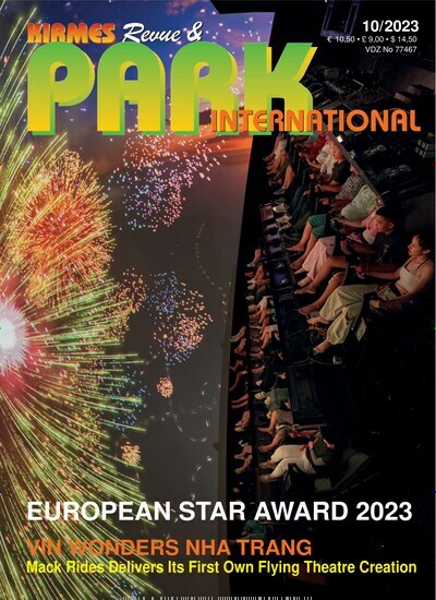 Titelbild der Ausgabe 10/2023 von Kirmes & Park Revue English Edition. Diese Zeitschrift und viele weitere Freizeit-Fachmagazine und Hobby-Fachzeitschriften als Abo oder epaper bei United Kiosk online kaufen.