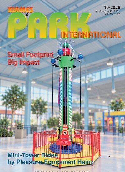 Titelbild der Ausgabe 10/2026 von Kirmes & Park Revue English Edition. Diese Zeitschrift und viele weitere Freizeit-Fachmagazine und Hobby-Fachzeitschriften als Abo oder epaper bei United Kiosk online kaufen.