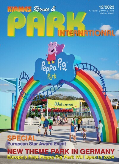 Titelbild der Ausgabe 12/2023 von Kirmes & Park Revue English Edition. Diese Zeitschrift und viele weitere Freizeit-Fachmagazine und Hobby-Fachzeitschriften als Abo oder epaper bei United Kiosk online kaufen.