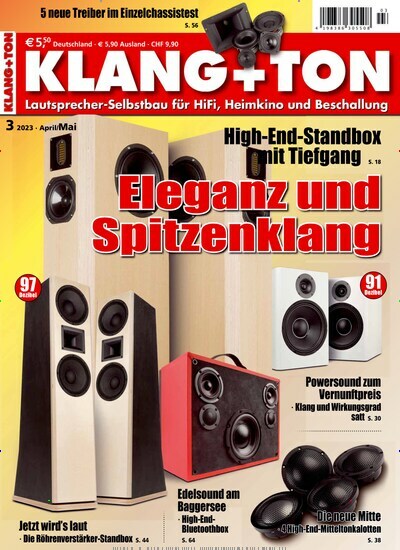 Titelbild der Ausgabe 3/2023 von Klang & Ton. Diese Zeitschrift und viele weitere Audiomagazine, Filmmagazine und Fotozeitschriften als Abo oder epaper bei United Kiosk online kaufen.