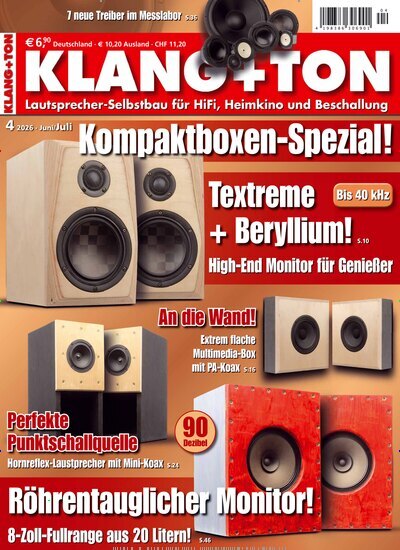 Titelbild der Ausgabe 4/2026 von Klang & Ton. Diese Zeitschrift und viele weitere Audiomagazine, Filmmagazine und Fotozeitschriften als Abo oder epaper bei United Kiosk online kaufen.