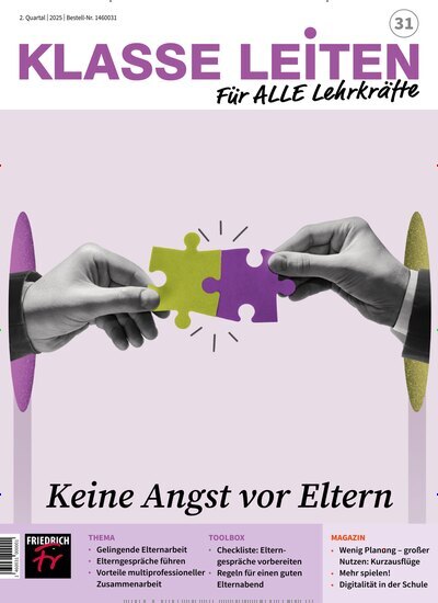 Titelbild der Ausgabe 31/2025 von Klasse leiten. Diese Zeitschrift und viele weitere Zeitschriften für Pädagogik als Abo oder epaper bei United Kiosk online kaufen.