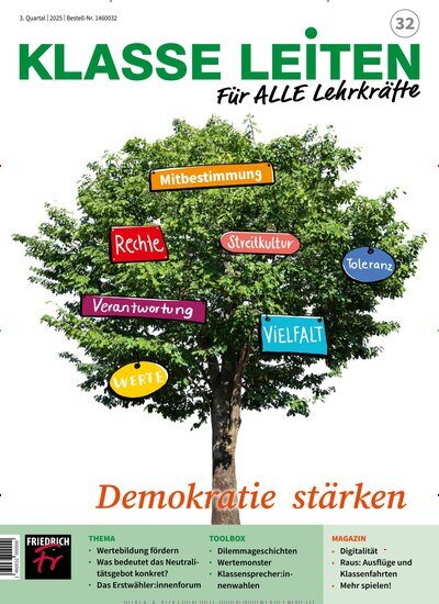 Titelbild der Ausgabe 32/2025 von Klasse leiten. Diese Zeitschrift und viele weitere Zeitschriften für Pädagogik als Abo oder epaper bei United Kiosk online kaufen.