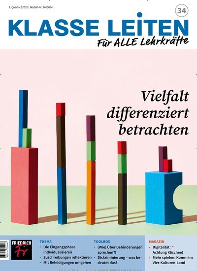 Titelbild der Ausgabe 34/2026 von Klasse leiten. Diese Zeitschrift und viele weitere Zeitschriften für Pädagogik als Abo oder epaper bei United Kiosk online kaufen.