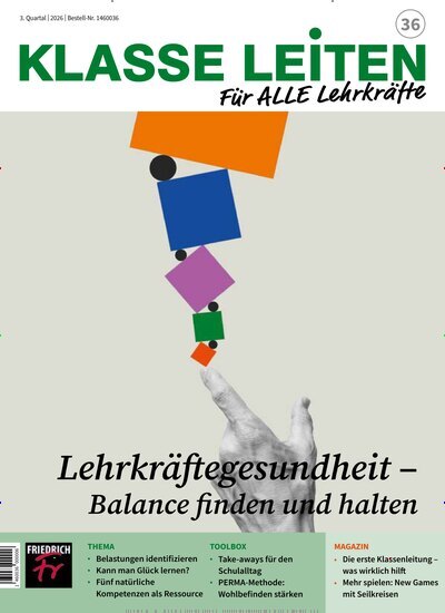 Titelbild der Ausgabe 36/2026 von Klasse leiten. Diese Zeitschrift und viele weitere Zeitschriften für Pädagogik als Abo oder epaper bei United Kiosk online kaufen.