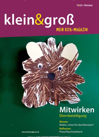 Titelbild der Ausgabe 12/2020 von klein & groß. Diese Zeitschrift und viele weitere Zeitschriften für Pädagogik als Abo oder epaper bei United Kiosk online kaufen.