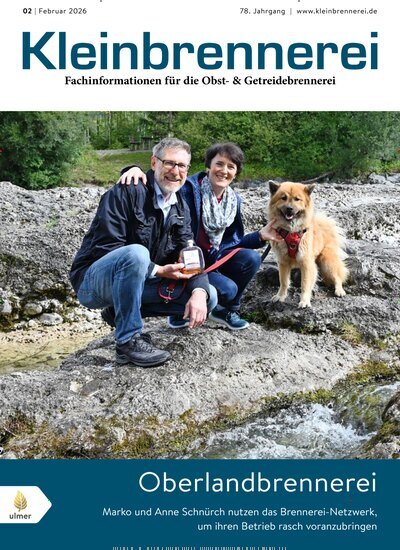 Titelbild der Ausgabe 2/2026 von Kleinbrennerei. Diese Zeitschrift und viele weitere Gastronomiezeitschriften, Fashionmagazine, Beautymagazine als Abo oder epaper bei United Kiosk online kaufen.