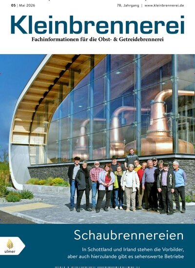 Titelbild der Ausgabe 5/2026 von Kleinbrennerei. Diese Zeitschrift und viele weitere Gastronomiezeitschriften, Fashionmagazine, Beautymagazine als Abo oder epaper bei United Kiosk online kaufen.
